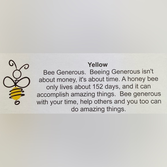 Elegant Silver and Yellow Bee Pendant Necklace - Picture 7 of 7